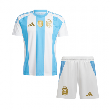 2024 Argentina Home Soccer Football Kit (Top + Short) Youth