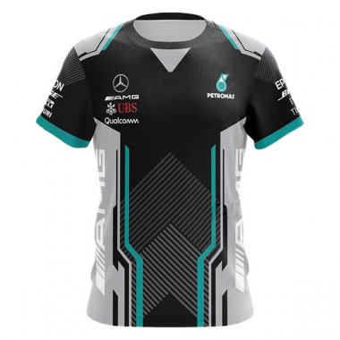 2023 Mercedes Black F1 Team T-Shirt Man