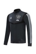 2019-20 Manchester United Dark Grey Men Soccer Football Jacket Top