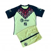 21-22 Club America Home Soccer Football Kit ( Jersey + Short ) Youth