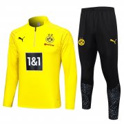 23-24 Borussia Dortmund Yellow Soccer Football Training Kit (Sweatshirt + Pants) Man