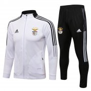 21-22 Benfica White Soccer Football Traning Suit (Jacket + Pants) Man