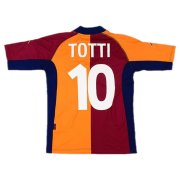 2001/2002 AS Roma Third Away Soccer Football Kit Man #Retro Totti #10