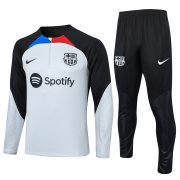 23-24 Barcelona Grey - Black Soccer Football Training Kit Man