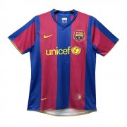 2007/2008 Barcelona Home Soccer Football Kit Man #Retro