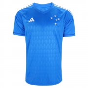 23-24 Cruzeiro Goalkeeper Blue Soccer Football Kit Man