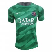 23-24 PSG Goalkeeper Green Soccer Football Kit Man