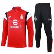 23-24 AC Milan Red Soccer Football Training Kit Man