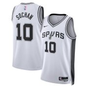 22-23 San Antonio Spurs White Swingman Jersey - Association Edition Man #SOCHAN - 10