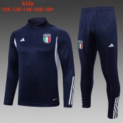 23-24 Italy Royal Soccer Football Training Kit (Sweatshirt + Pants) Youth