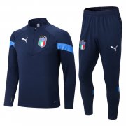 22-23 Italy Navy Soccer Football Training Kit Man