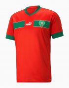 2022 Morocco Home Man Soccer Football Kit