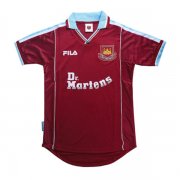 1999-2000 West Ham United Home Soccer Football Kit Man #Retro