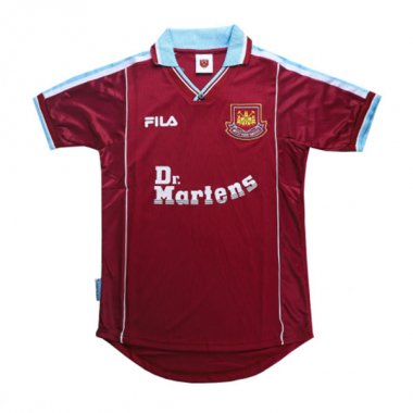 1999-2000 West Ham United Home Soccer Football Kit Man #Retro