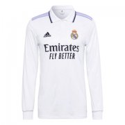 22-23 Real Madrid Home Soccer Football Kit Man #Long Sleeve