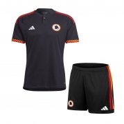 23-24 Roma Third Soccer Football Kit (Top + Short) Youth