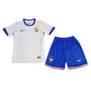 2024 France Away Soccer Football Kit (Top + Short) Youth