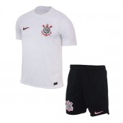 23-24 Corinthians Home Soccer Football Kit (Top + Shorts) Youth