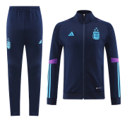 22-23 Argentina 3 Stars Navy Soccer Football Training Kit (Jacket + Pants) Man