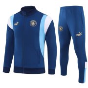 23-24 Manchester City Blue Soccer Football Training Kit (Jacket + Pants) Man