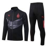 22-23 AC Milan Black Soccer Football Training Kit (Jacket + Pants) Man