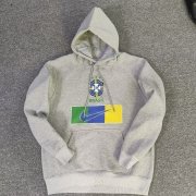 2022 Brazil Grey Pullover Soccer Football Sweatshirt Man #Hoodie