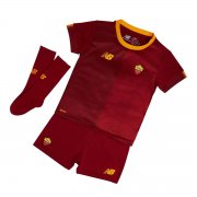 22-23 AS Roma Home Soccer Football Kit (Top + Short + Socks) Youth