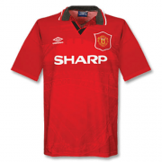 1994/95 Manchester United Retro Home Soccer Football Kit Man