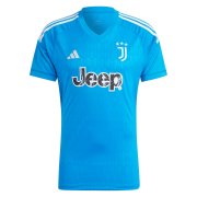 23-24 Juventus Goalkeeper Blue Soccer Football Kit Man