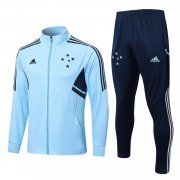 22-23 Cruzeiro Light Blue Soccer Football Training Kit (Jacket + Pants Man