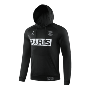 2019-20 PSG x Jordan Black Hoodie Men Soccer Football Sweater Top
