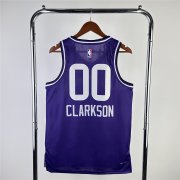 2024 Utah Jazz Purple Swingman Jersey - City Edition Man #CLARKSON - 00