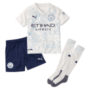 20-21 Manchester City Third Kids Soccer Football Full Kit(Shirt+Short+Socks)