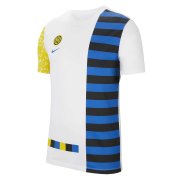 21-22 Inter Milan White Short Soccer Football Training Shirt Man