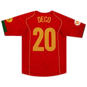 2004 Portugal Home Soccer Football Kit Man #Retro Deco #20