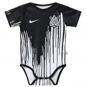 22-23 SC Corinthians Black Soccer Football Kit Baby