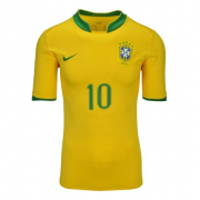 2006 Brazil Retro Home Soccer Football Kit Man
