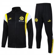 23-24 Borussia Dortmund Black Soccer Football Training Kit (Jacket + Pants) Man