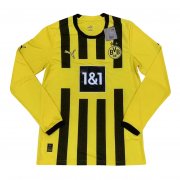 22-23 Borussia Dortmund Home Soccer Football Kit Man #Long Sleeve