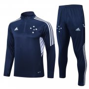 22-23 Cruzeiro Navy Soccer Football Training Kit Man