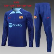 22-23 Barcelona Blue Soccer Football Training Kit Youth