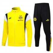 23-24 Borussia Dortmund Yellow Soccer Football Training Kit (Jacket + Pants) Man