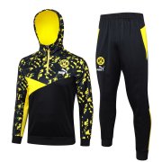 23-24 Borussia Dortmund Black Soccer Football Training Kit (Sweatshirt + Pants) Man #Hoodie
