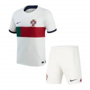 2022 Portugal Away Soccer Football Kit (Top + Shorts) Youth