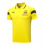 23-24 Borussia Dortmund Yellow Soccer Football Polo Top Man