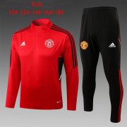 22-23 Manchester United Red Soccer Football Training Kit Youth