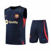 22-23 Barcelona Royal Soccer Football Training Kit (Singlet + Short) Man