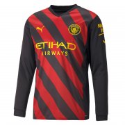 22-23 Manchester City Away Soccer Football Kit Man #Long Sleeve