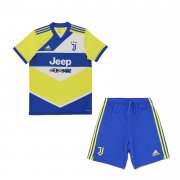 21-22 Juventus Third Youth Soccer Football Kit (Shirt + Short)