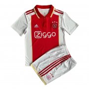 22-23 Ajax Home Soccer Football Kit (Top + Short) Youth